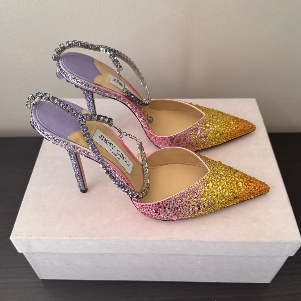 Jimmy Choo Saeda 100 Sunset